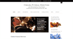 Desktop Screenshot of chelseafuneraldirectors.co.uk